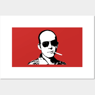 Hunter S Thompson - Smoking Posters and Art